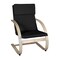 Regency Seating > Side & Guest > Bentwood Lounge Chairs, Natural Seat, Black Back, 27 W 28 L 39.5 H 2000NTBK - alternate 1